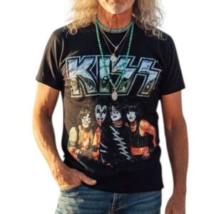 Philcos Black KISS Graphic Rock T-shirt Men’s Medium